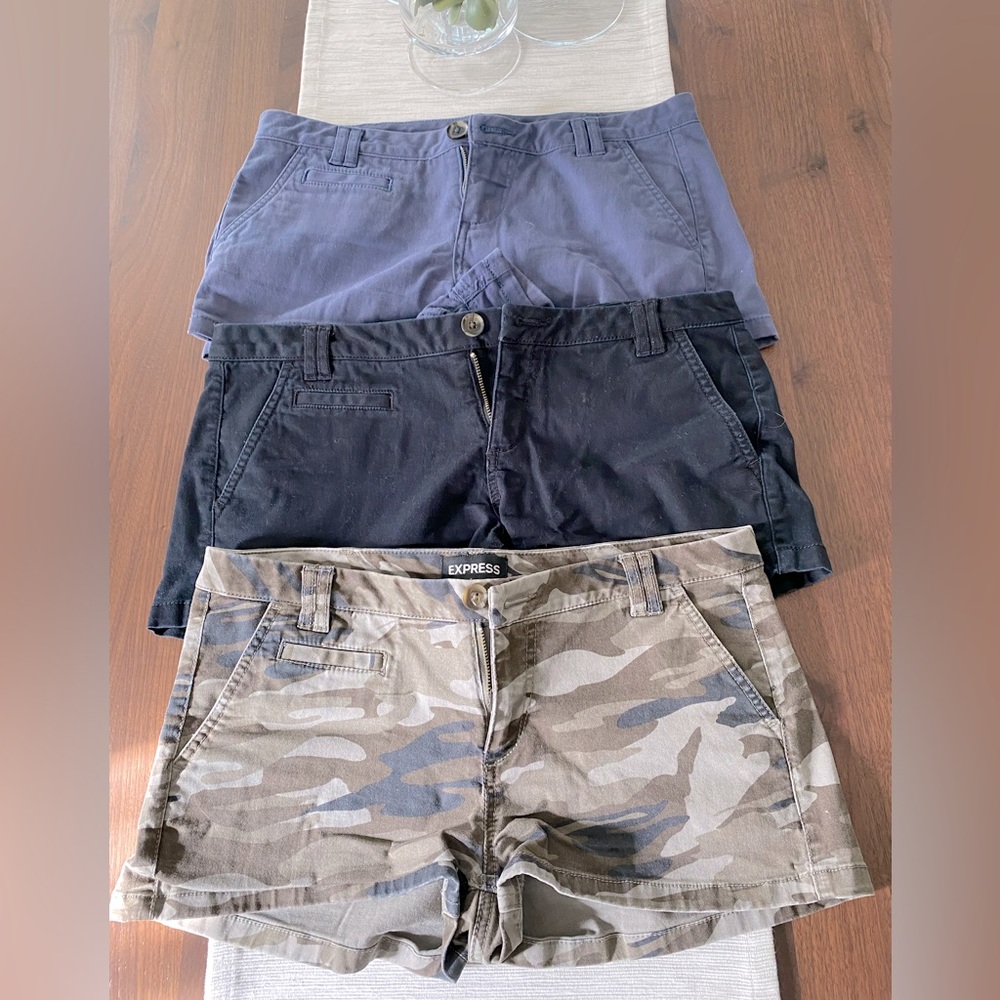 Bundle: 3 Pais of Women’s Express Shorts